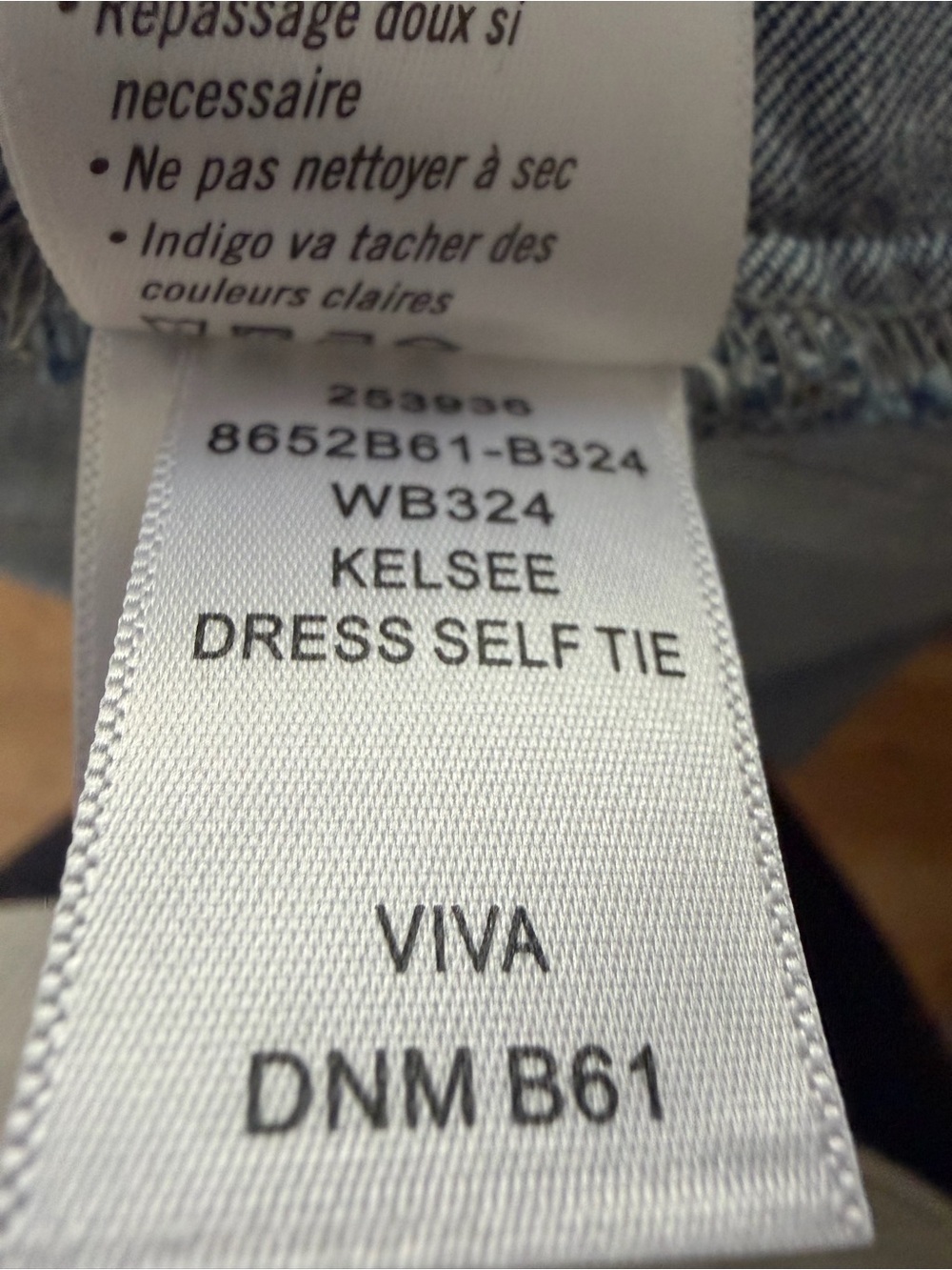 PAIGE Light Blue Denim Sleeveless Tie-Waist Mini Dress - Picture 14 of 15